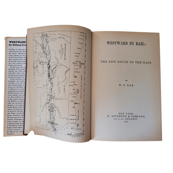 Westward by Rail America's Pioneer Heritage by Willie‎ William Frazier Rae 1973 - Picture 8 of 10